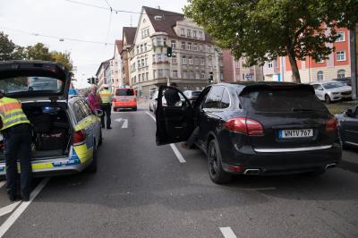 Stuttgart Ost: Schwerer Auffahrunfall mit 4 beteiligten PKW